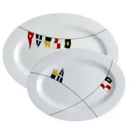Set di 2 piatti da Portata Regata