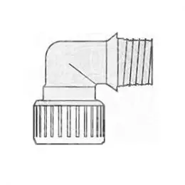 Gomito Ottone Maschio/Femmina 3/4