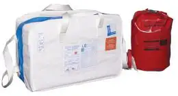 Zattera Eurovinil ISO 9650 Francia Tipo1 >24 Valigia con Grag Bag