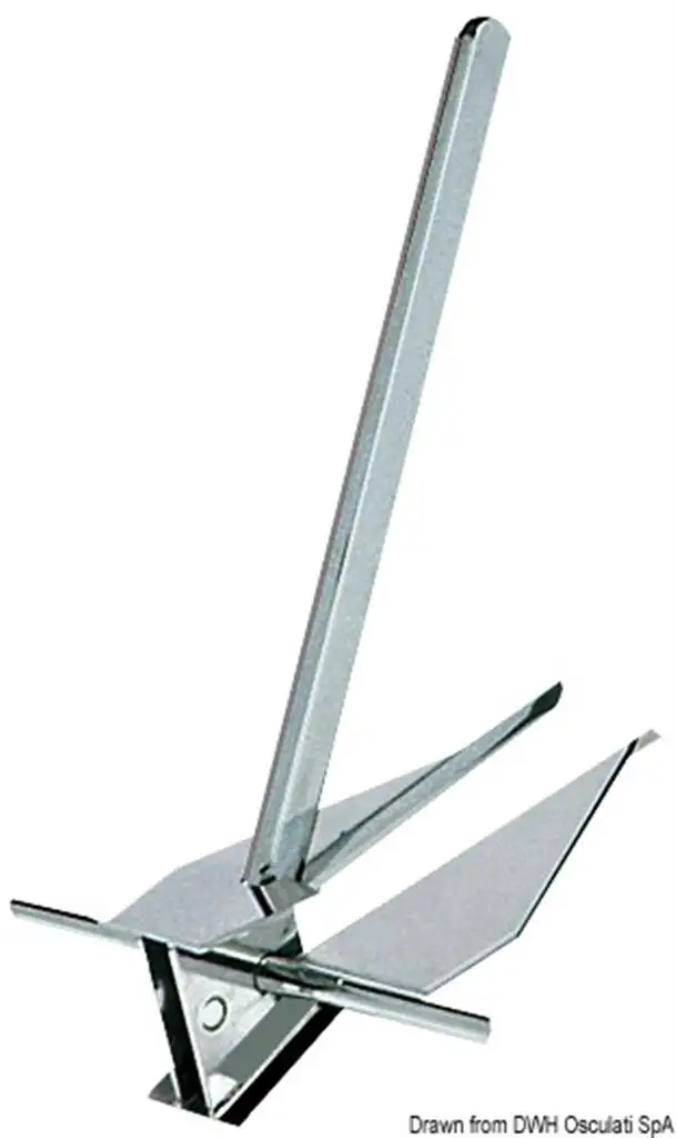 Ancora tipo Danforth inox 9 kg
