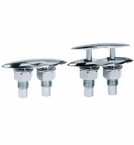 Lampada retrattile in acciaio inox