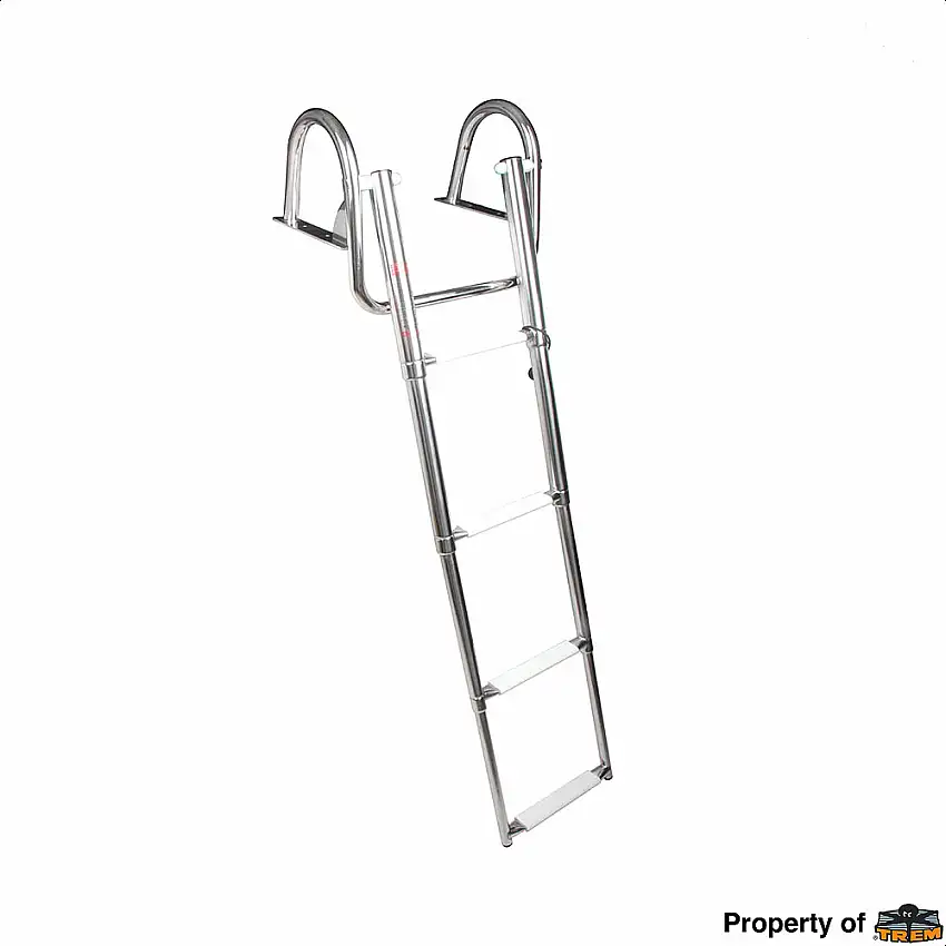 Scaletta da bagno pieghevole in acciaio inox TREM