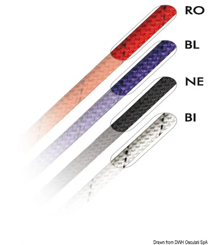 Marlow poliestere Matt 4 mm bianca