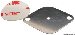 Piastrina inox magnetico adesiva 45x30 mm - Osculati [1060004]