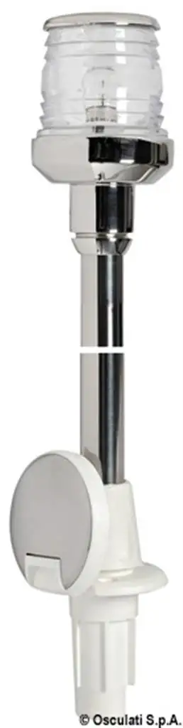Asta fanale amovibile 100 cm inox