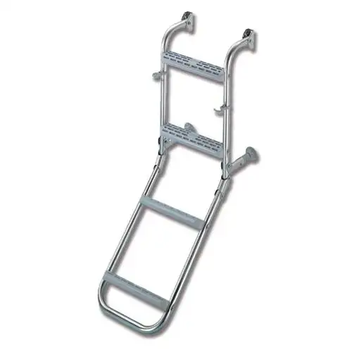 SCALETTA PIEGHEVOLE PER SPECCHIO DI POPPA INOX "CONFORT" 3 GRADINI