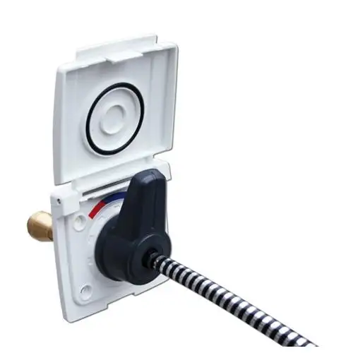 PRESA ESTERNA ACQUA CON MISCELATORE TUBO 200MM ATT. PORTA GOMMA 15MM