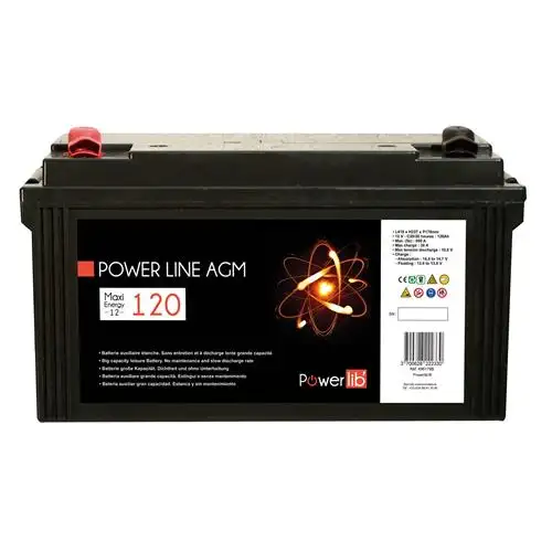 BATTERIA AGM 120AH POWERLINE2