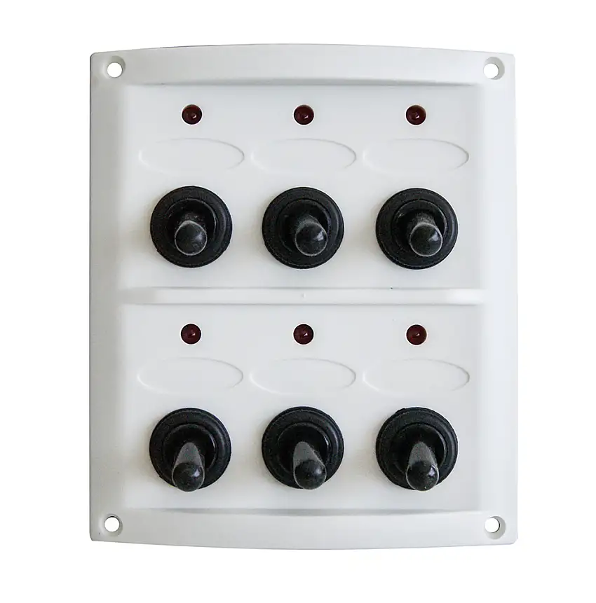 A.A.A. World-Wide Pannello Elettrico Bianco 6 Int.