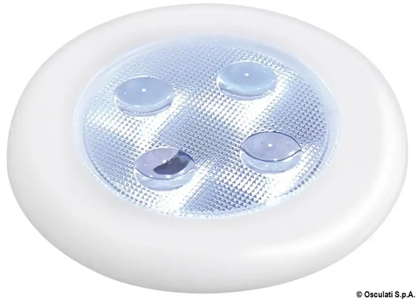 Luce di cortesia stagna 4 LED bianchi
