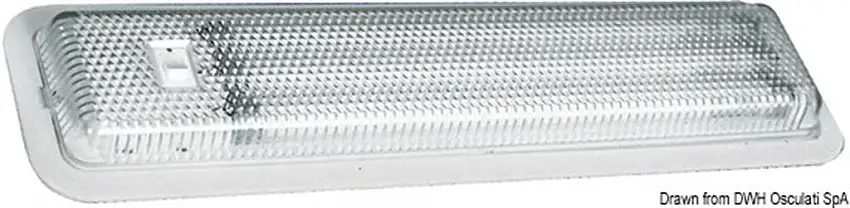 Plafoniera fluorescente 16 W 12 V