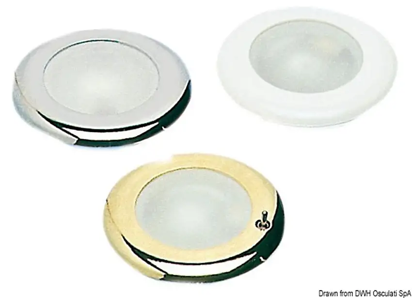 Plafoniera Nova ABS bianco