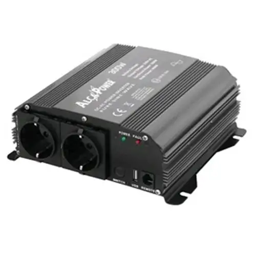 INVERTER ONDA SINUSOIDALE PURA 12V/230V 300W ALCAPOWER