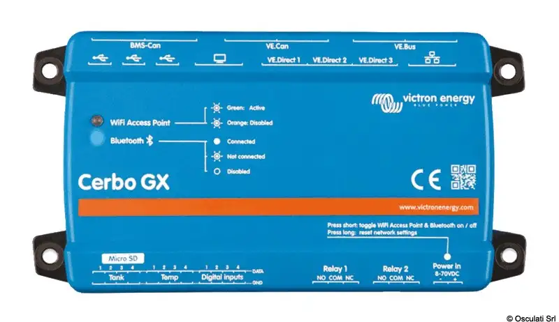 Centro di comunicazione Cerbo GX