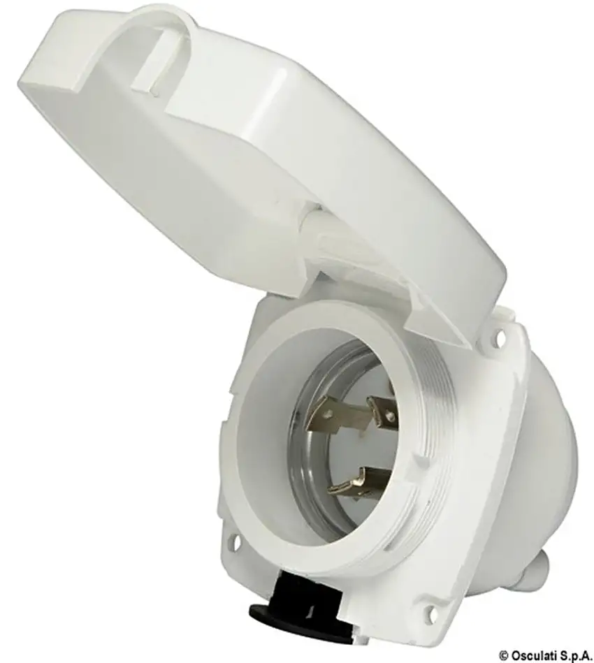 Presa 30 A New Edge bianco