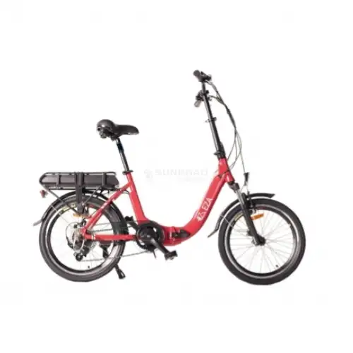 BICICLETTA ELETTRICA PIEGHEVOLE CONFORT PLUS 20P 13A ROSSA