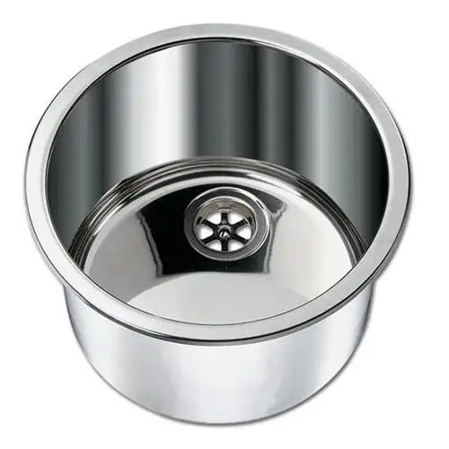LAVELLO INOX TONDO DIAM 330MM BOTTATO