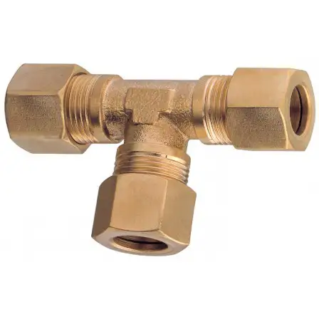 Guidi Rubinetteria Raccordo Tee Per Tubo Rame Mm 8