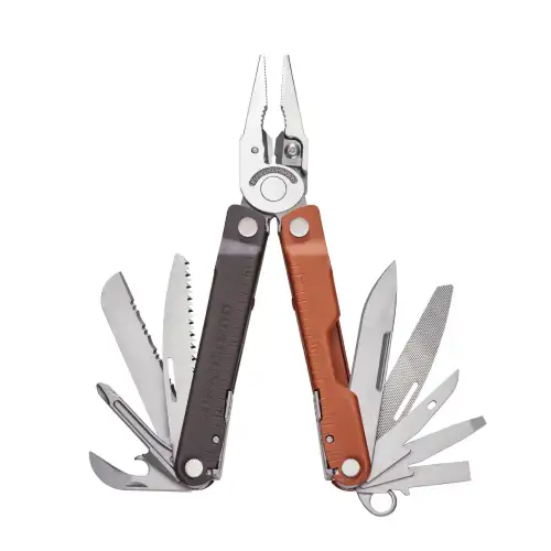 PINZA MULTIUSO LEATHERMAN REBAR BURNT SIENNA CON FODERO