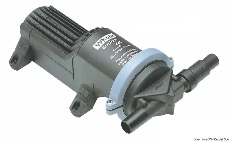 Pompa WHALE Gulper 220 per scarico doccia e acque nere