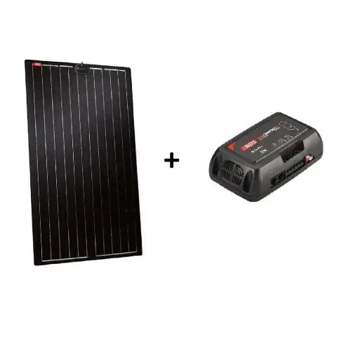 KIT PANNELLO SOLARE MONOCRISTALLINO 105W LIGHT SOLAR EVO + SCE320 MPPT