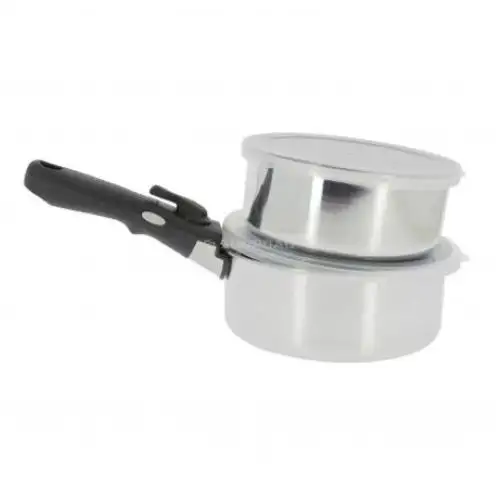 SET DI 2 PADELLE IN ACCIAIO 16 E 17CM