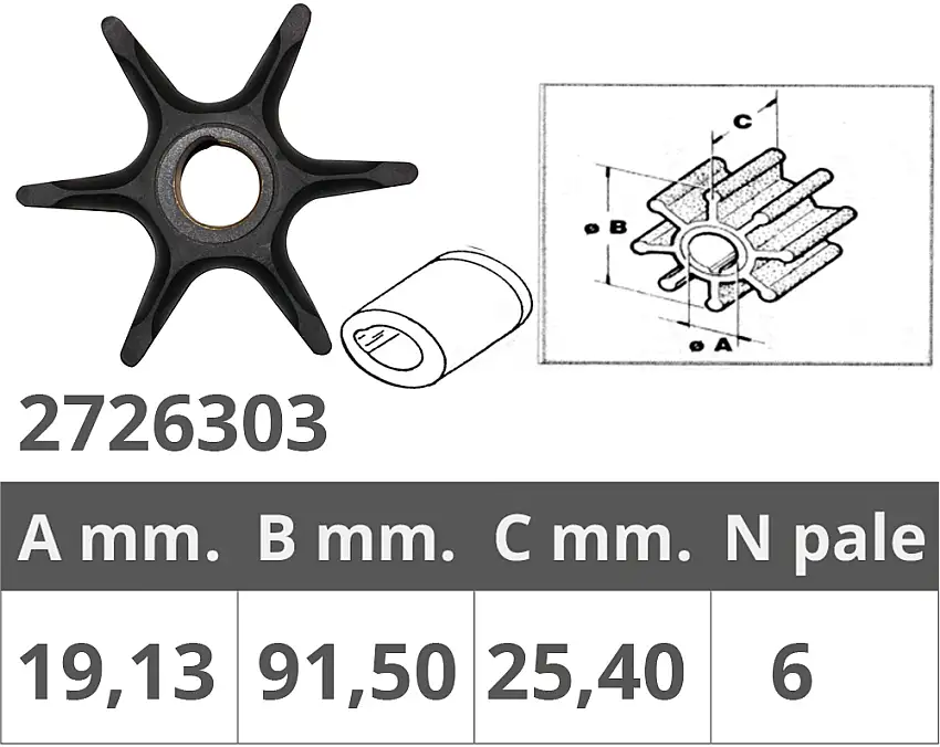 Finnord Girante Johnson/Ev. 2t 40-60hp