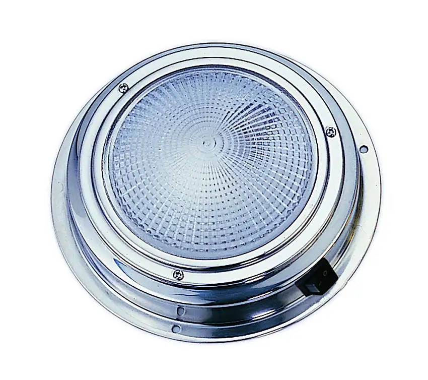 A.A.A. World-Wide Plafoniera Inox A Led Ø Mm.110x35h