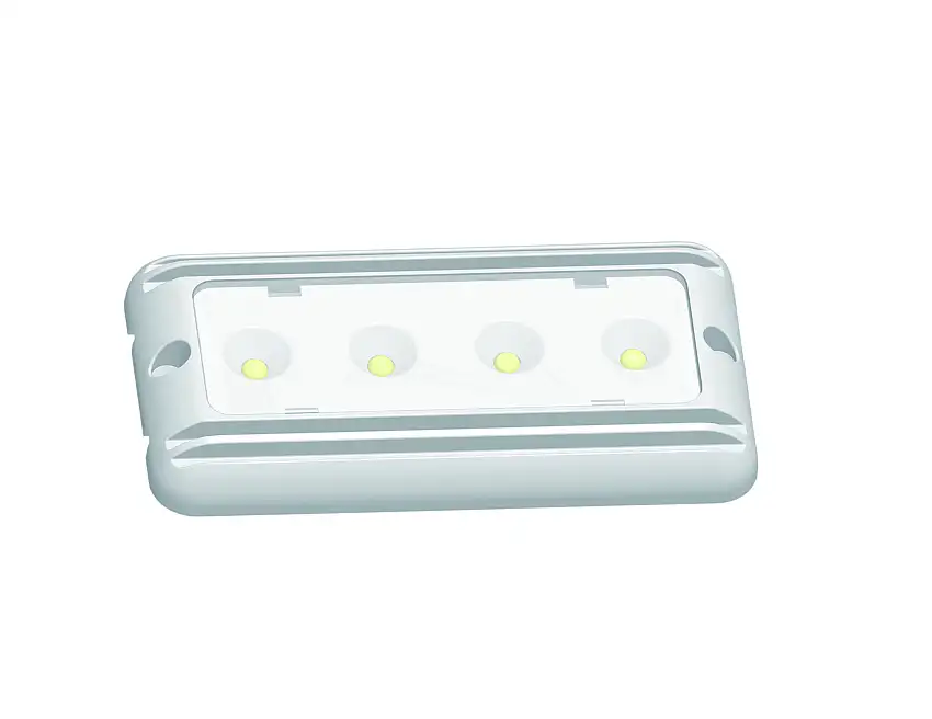 A.A.A. World-Wide Plafoniera In Alluminio A 4 Led