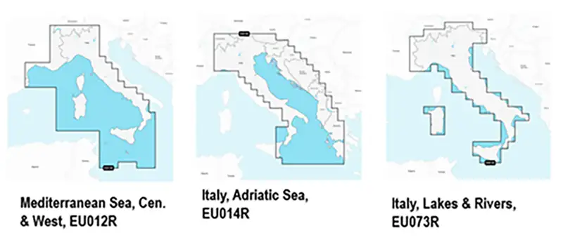 Navionics Platinum+ Mar Tirreno E Mediterrane