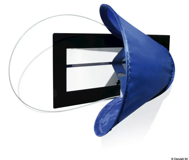Manica a vento autoportante per oblò laterale Wind scoop