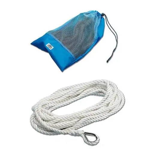 CIMA ORMEGGIO Ø MM.12 MATASSA 9MT "BALMORAL" BIANCA CON REDANCE