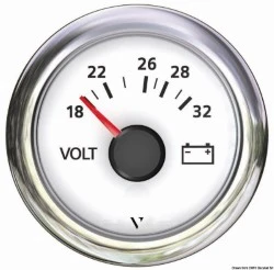 Voltmetro 18/32 V bianco - Osculati [2748701]