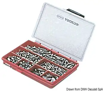 37.300.01 Cassetta viti Compact 540 pz Osculati