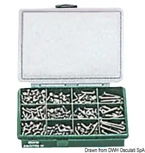 37.300.03 Cassetta viti Compact 390 pz Osculati