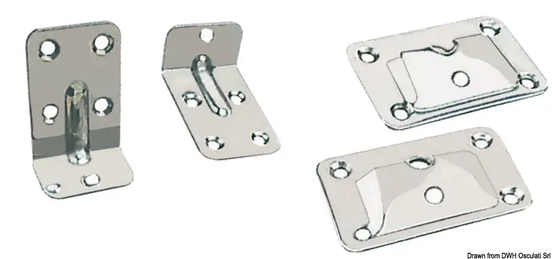 38.026.00 Serie mensole in acciaio inox Osculati