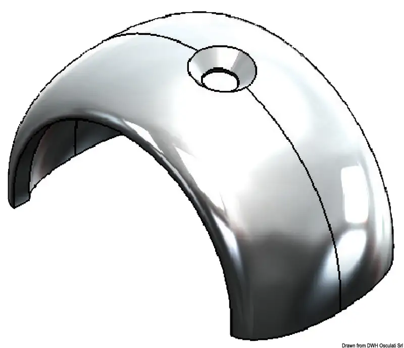 44.042.16 Coprigiunta inox per Radial Osculati