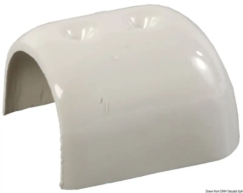44.055.01 Terminale ABS bianco Osculati