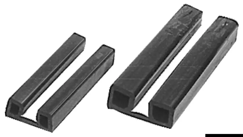 44.483.01 Profilo parabordi nero 55 x 21 mm Osculati