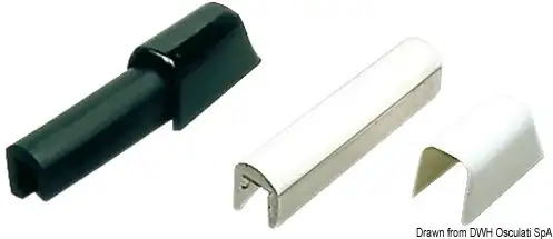 44.588.00 Profilo parabordo bianco 33 x 30 mm Osculati