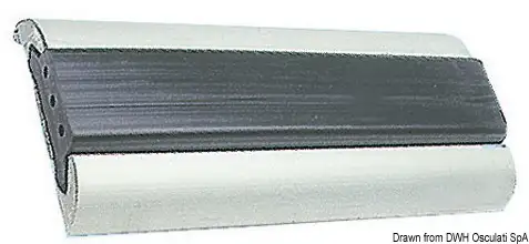 44.494.10 Profilo parabordo alluminio anodizzato 75 x 15 mm (barre da 6 m) Osculati