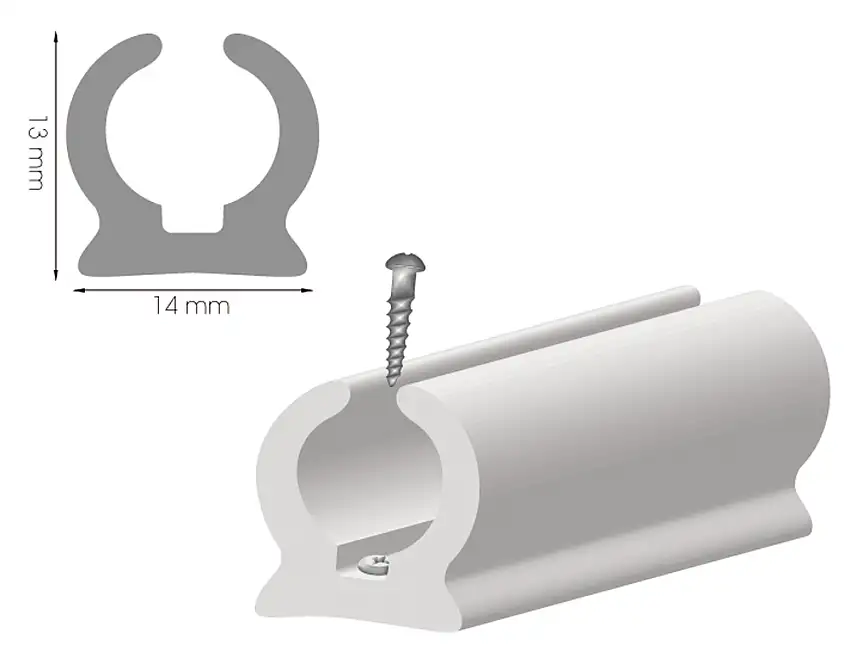 Tessilmare Canalina In Pvc A Relinga