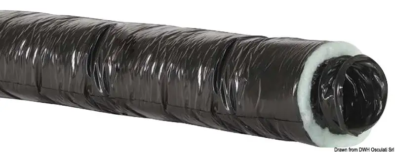 Tubo flessibile di conduzione isolato 127 mm x 10m