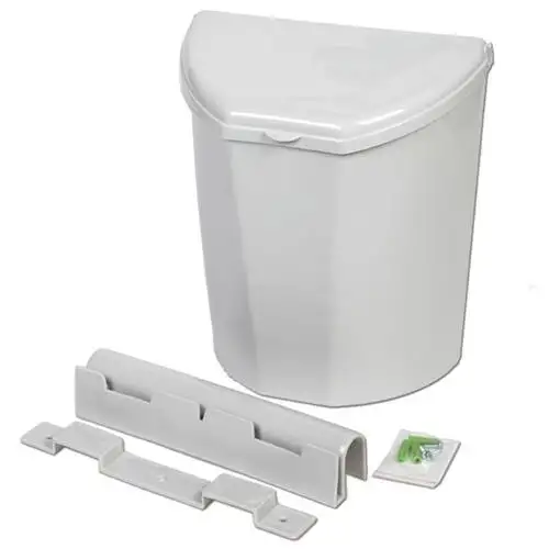 CESTINO PORTARIFIUTI PATTUMIERA A PARETE 31.5X18X31.5CM PILLAR XL 7427025N.C00