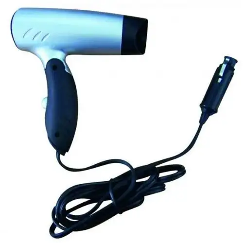 ASCIUGA CAPELLI DA VIAGGIO 12V PIEGHEVOLE