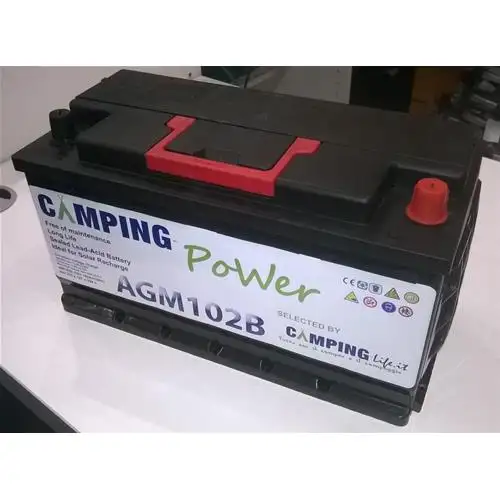 BATTERIA AGM CAMPING-POWER 102B BASSA