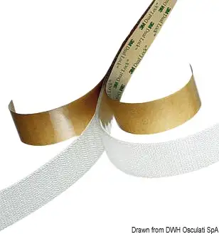 65.310.06 Dual Lock trasparente 25 mm x 46 m Osculati