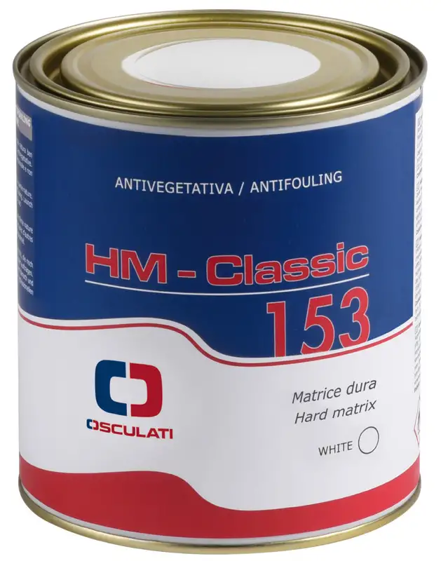 65.611.11 Antivegetativa a matrice dura Classic 153 bianca 0,75 l Osculati