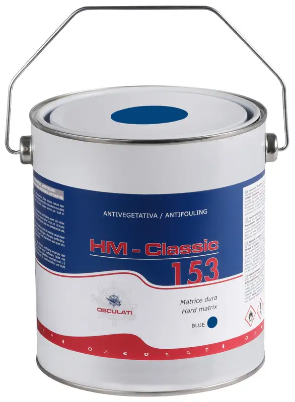 65.611.22 Antivegetativa a matrice dura Classic 153 blu 2,5 l Osculati