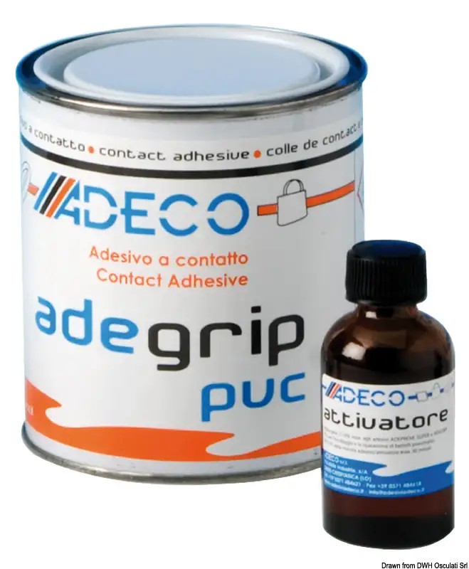 66.240.60 Collante per PVC 500 g + attivatore 30 ml ADEGRIP NA Osculati